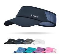 Sukeen Sports Sun Visor Men Women Lightweight Portable Cooling Stretchy Visor Hat for Running, Golf, Daily Wear