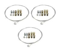 SuKeYuan 3 Set Motorcycle Cable Repair Kit Motorcycle Emergency Brake Throttle Accelerator Cable Clutch for Motorbikes Accessories