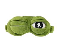 SuKeYuan Frog Eye Mask Sleep Eye Mask Cute Sleep Mask for Men and Women Sleep