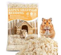 Sukh 14 OZ Aspen Hamster Bedding - Aspen Shavings Pet Supplies Bedding and Litter for Guinea Pig Rabbit Snake Enclosure Horse Bunny Hedgehog Chicken Coop Reptile Chinchilla Small Animal