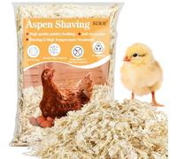 Sukh 31OZ Chicken coop Bedding - Aspen shavings Animal Bedding as Chicken Supplies for Chicken House Bedding winterizing Nesting for Small pet Guinea Pig Rabbit Chinchilla Bird Gerbil Odor Control