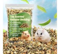 Sukh Hamster Rabbit Bedding Mate - 5.3OZ Pet Bedding Mate Guinea Pig Bedding Mate Natural Flower & Herb Hamster Bedding Odor Control Hamster Bedding Set Animal Bedding for Rabbit Gerbil Chinchilla