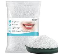 Sukh Moldable False Teeth Beads - Tooth Filling Repair Kit,Repair Replacement Thermoplastic Beads,Plastic Pellets for DIY Tooth Filling,Halloween Vampire Teeth Fangs