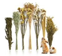 Sukh Natural Hamster Bedding - Flower and Herb Sprayers for Enriching Habitat Decoration, Ideal for Dwarf Hamsters, Syrian Gerbils, Mice and More