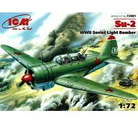 SUKHOI Su-2 - WW II SOVIET/RUSSIAN LIGHT BOMBER #72081 1/72 ICM UKRAINE