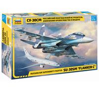 Sukhoi Su-30 SM Russian Air Superiority Fighter 1:72 Plastic Model Kit ZVEZDA