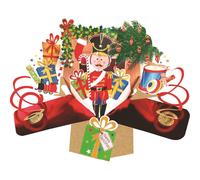 Suki Gifts 3D Pop Up Christmas Card - Nutcracker Suki Gifts Multicolor