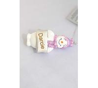 Suki Gifts Cute Purple Snowman Bauble Hanging Decoration Ornament with laser engraved name - personalised