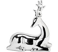Suki Gifts International Ff Silver Resting Reindeer Ornament