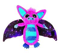 Suki Gifts International Galaxy Cosmo Bat Soft Toy (14397), Pink and Blue