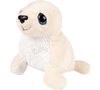 Suki Gifts International Medium Harper Seal, 25cm, White Plush Toy, 14498