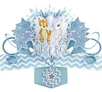 Suki Gifts International Pop Up Card BB Baby Boy, Multi-Colour, 13 x 21 x 19 cm