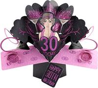 Suki Gifts International Pop Up Card Happy Birthday 30, Multi-Colour, 13 x 21 x 19 cm