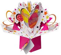 Suki Gifts International Pop Up Card Happy Birthday Balloons, Multi-Colour