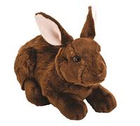 Suki Gifts International - Resting Dark Brown Rabbit (12097)
