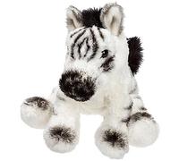 Suki Gifts International Small Sitting Zebra (12021), Black and White