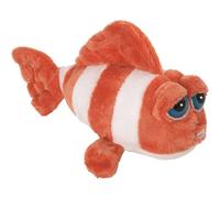 Suki Gifts Li'L Peepers Sealife Creatures Ringer Clown Fish Soft Boa Plush Toy (Orange/White)