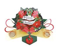 Suki Gifts XPOP056 Christmas Pop Up Greeting Card, Multi-Colour