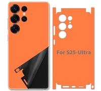 SUKIDIOVQ 2 Pack for Samsung Galaxy S25 Ultra Skin Wrap 3m Phone Sticker Vinyl Ultra Thin Slim Decal Glass Protector Full Film Color