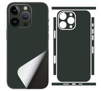 SUKIDIOVQ for 2 Pack iPhone 16 Pro Max Skin Wrap Phone Sticker 3M Vinyl Ultra Thin Slim Ultralight Decal Glass Protector Film Protective Back Side Borders Camera Frame Black Multiple Color