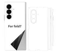 SUKIDIOVQ for 2 Pack Samsung Galaxy Z Fold 7 Skin Wrap Using 3M Phone Sticker Film Vinyl Decal Glass Protector for Back Side Solid Colorful