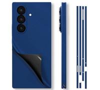 SUKIDIOVQ for Samsung Galaxy Z Fold 7 Skin Wrap Using 3M Material Metallic Finish Precision Color-Matching Phone Sticker Film Vinyl Decal Glass Protector for Back Side (Blue Shadow)