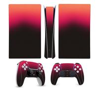 SUKIDIOVQ Full Set Skin Sticker for PS5 Digital Edition Console Skin Wrap Protective Cover Decal Sticker Wrap Vinyl Gradient Pattern