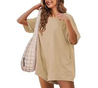 Sukiglam Jumpsuits for Women UK Summer Casual Short Sleeves Playsuit Elegant Reversible Jumpsuits with Pockets Wide Leg Short Rompers One Piece Loose Beach Playsuits