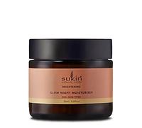 Sukin, Glow Night Moisturiser, Brightening, 1.69 fl oz (50 ml)