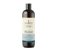 Sukin Deep Cleanse Conditioner 500ml - lightweight with blend of Wheat Protein, Avocado Oil & Algae to leave your hair shiny, smooth and soft. Cruelty free & Vegan friendly.