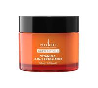 Sukin - Glow Active-C - Vitamin C 2 in 1 Exfoliator - Renewing Face Scrub with AHA - Sulphate and Paraben Free Face Exfoliator - Skin Care, Facial Exfoliator, Face Care, Exfoliator Face - 50ml