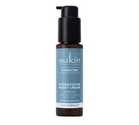 Sukin Hydration Hydrafusion Night Cream for Dehydrated Skin, Hydrate with Sea Algae, hyaluronic Acid, Maize Complex, Vegan safe Cream, Carbon Neutral, 99% Natural Oils, 60ml