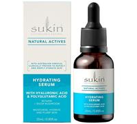 Sukin Natural Actives Hydrating Hyaluronic & Polyglutamic Acid Serum - 25ml NEW