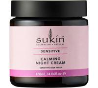 Sukin Sensitive Calming Night Cream 120ml - with Rosehip & Evening Primrose; ve