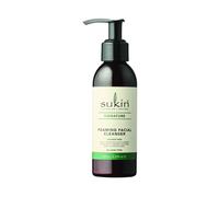 Sukin Signature Foaming Facial Cleanser 125ml - with Witch Hazel & Green Tea; cruelty free & vegan friendly - gently cleanses skin, removes make-up, dirt build-up and sebum.