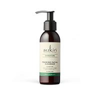 Sukin Signature Foaming Facial Cleanser 125ml - with Witch Hazel & Green Tea; cruelty free & vegan friendly - gently cleanses skin, removes make-up, dirt build-up and sebum.