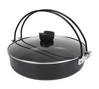Sukiyaki Pot, Japanese Hot Pot Shabu Shabu Pot Japanese Cast Iron Skillet Hot Pot Soup Pot Non Stick Japanese Pot with Lid and Handle