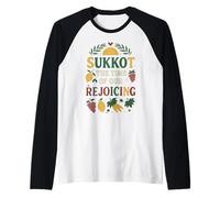 Sukkot The Time of Our Rejoicing Raglan Baseball Tee