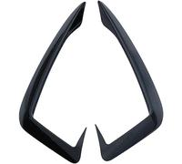 SUKORI Car Front Bumper Splitter Canard Diffuser Fin for Audi A4 B9 2017-2019,Car Front Blade Trim Bumper Cover Side Spoiler Air Body Kit,A-Black