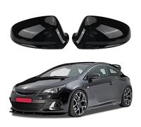 SUKORI Wing Mirror Cover for Vauxhall Opel Astra J Hatchback/GTC Coupe/Estate 2010-2016,Sun Proof And Rain Proof Scratch Resistan Car Accessories Side Mirror Caps Protective Case,A-Glossy Black
