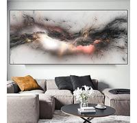 SUKPDJO Abstract Art Canvas Pictures, Marble Picture on Canvas, Colourful Poster and Print, Wall Art for Living Room Pictures, Abstract 60 x 120 cm, No Frame (E, 30 x 60 cm)