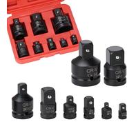 Sukudon Adaptor Set | 8 Pieces | 1/4" to 3/8", 3/8" to 1/2", 1/2" to 3/4", 3/4" to 1" Impact Socket Adapter Set