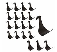 SUL Bronze Plated Moulding Hook Picture Rail Hooks Hangers, Picture Moulding Rail Frame Hook Hangers for Art Exhibition Gallery Picture Billboards Hanging Clothes Keys Holder - Bronze (20 PK)