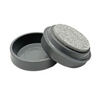 SUL Castor Caster Cup With Felt Pad Non Slip Floor Protector Glide For Chair Leg, Sofa Protect Wood Laminate Floor Tile Lino Floor From Scratch Dimension 50mm -8pk - Grey