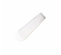 SUL Door Wedges Stopper, Heavy Duty Plastic Door Stop Wedge Holder, Non Scratching Non Slip Door Stop Jammer Ideal for Homes, Offices Carpet, Wood, Cement and Laminate Floor - 5PK (White)