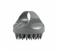 SUL Hair Massager Shampoo Brush with Soft Silicone Bristles Care for Deep Scalp Cleaning, Scalp Scrubber for Dandruff Removal and Hair Growth, Scalp Exfoliator Tool for Men Women Kids Pets (Grey)