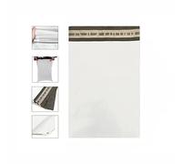 SUL Mailing Poly Postal Self Seal Bags pack of 100, Water & Tamper proof Plastic Envelopes for Parcels, Small, Medium, Large Mail bags, Parcel Bags for Posting Clothes, Books, & Boxes (12X16)