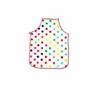 SUL PVC Apron for Women, Chefs Apron, Adjustable Wipeable Waterproof aprons for Dishwashing Men Women Perfect for Kitchen Cooking Butcher Dog Grooming Cleaning fish BBQ Coffee House (Polka Dot)