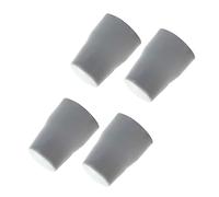 SUL Radiator Valve Cap, Universal Radiator Valve Caps Replacement Push-Fit Gray Plastic Radiator Cap (4)