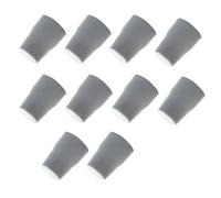 SUL Radiator Valve Cap, Universal Radiator Valve Caps Replacement Push-Fit Grey Plastic Radiator Cap (10)